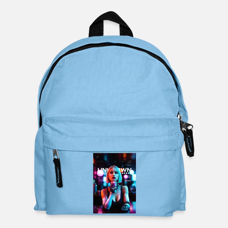 Neon dreams - Kinder Rucksack - Hellblau