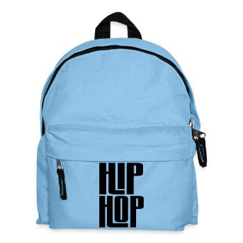 Hip Hop Bold Logo - Kinder Rucksack - Hellblau - Vorne
