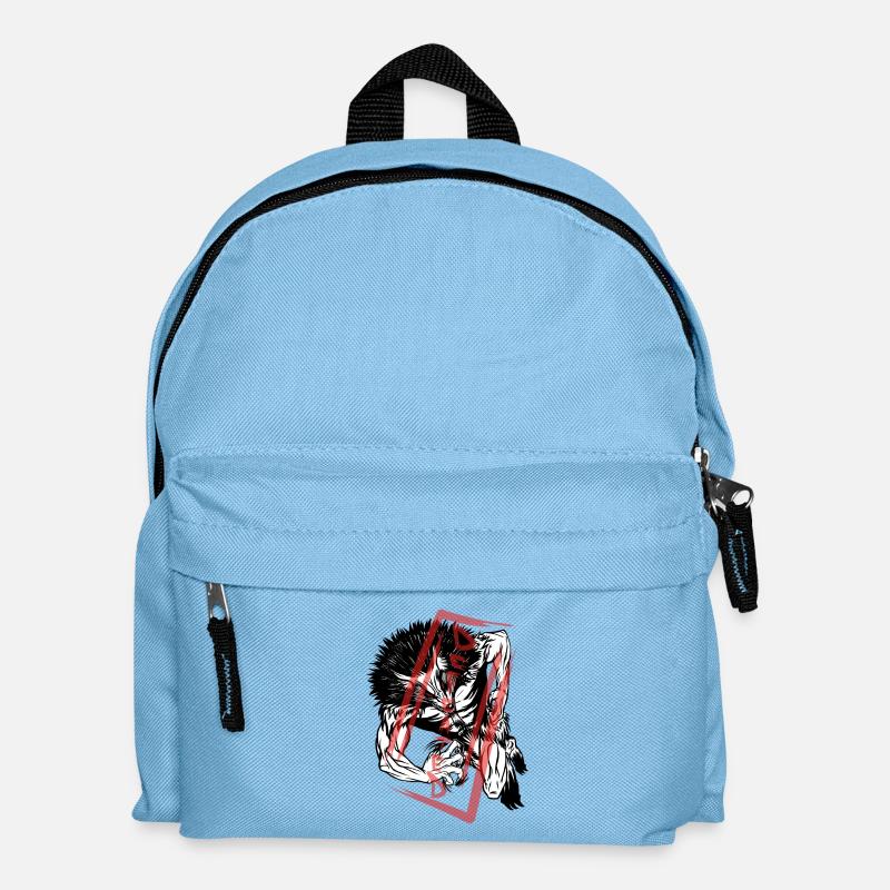 Der Besiegte: Werwolf-Monster - Kinder Rucksack - Hellblau