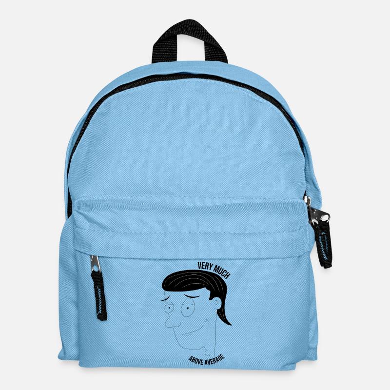 Very much above average man - Kids' Backpack - light blue