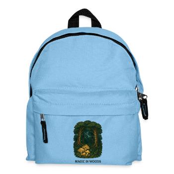 Magic in the forest with mushrooms - Kids' Backpack - light blue - Front