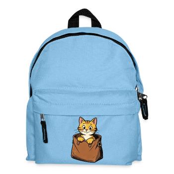 Animal Chat Symbole Sac d’Animaux Animal Critter - Sac à dos Enfant - bleu clair - Devant