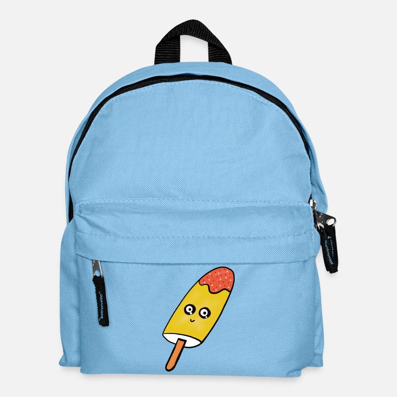 Kawaii Eis Eiskrem Kinder lustig - Kids' Backpack - light blue