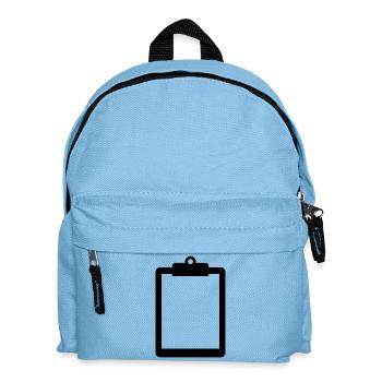 Presse-papiers - Sac à dos Enfant - bleu clair - Devant