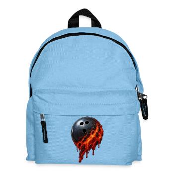Lava Bowling Kugel - Kinder Rucksack - Hellblau - Vorne