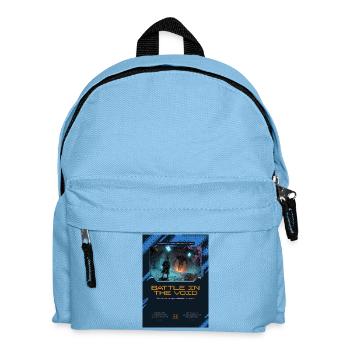 Space Samurai - Schlacht in der Leere - Kinder Rucksack - Hellblau - Vorne