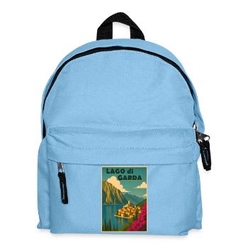 Gardasee  - Kinder Rucksack - Hellblau - Vorne