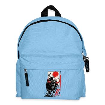 Bull Bull Anime Manga Japanese Style - Kids' Backpack - light blue - Front