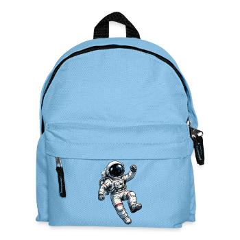 Retro Astronaut Comic Print - Kids' Backpack - light blue - Front