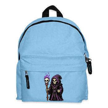 Pixel Grim Reaper Nebelstab - Kinder Rucksack - Hellblau - Vorne