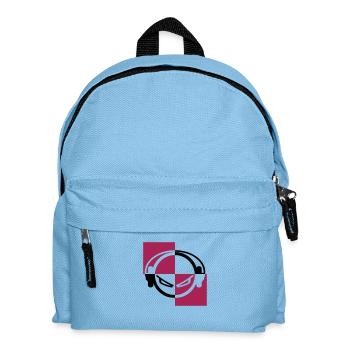 headphones - Kinder Rucksack - Hellblau - Vorne