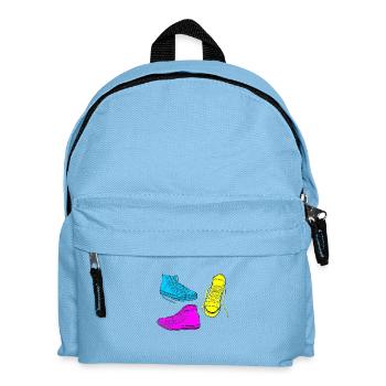 formateurs de couleur - Sac à dos Enfant - bleu clair - Devant