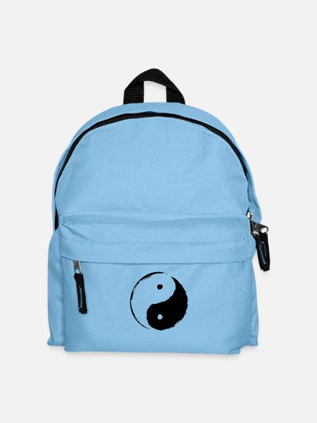 ying_yang_small - Sac à dos Enfant - bleu clair