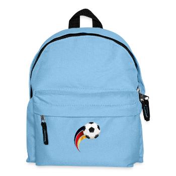Fussball Deutschland - Kinder Rucksack - Hellblau - Vorne