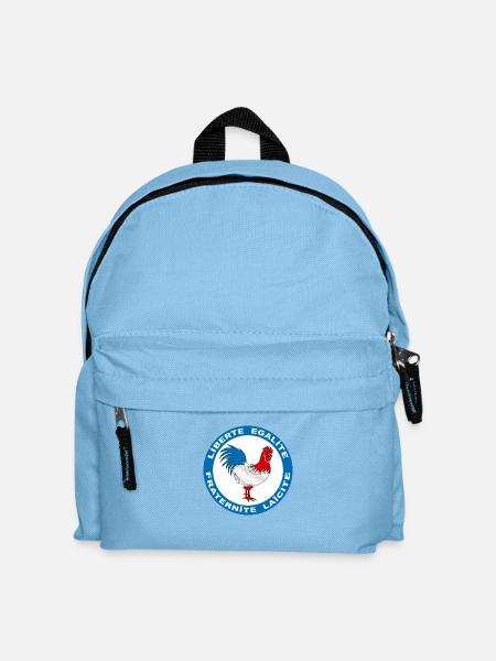france coq symbole - Sac à dos Enfant - bleu clair