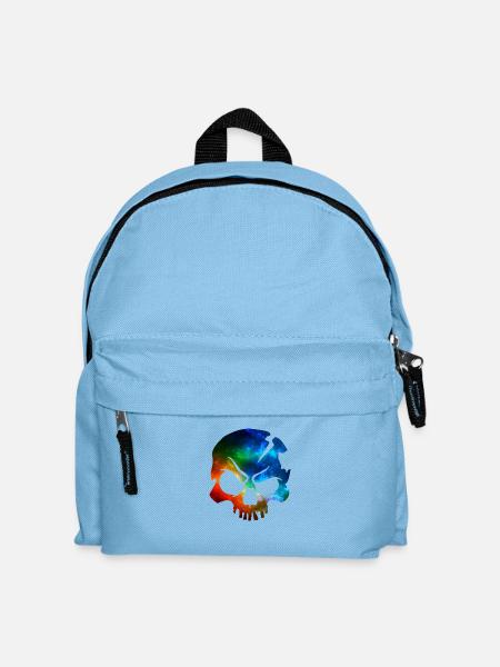 skull colors - Kinder Rucksack - Hellblau