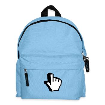 hand 3d pc - Kinder Rucksack - Hellblau - Vorne