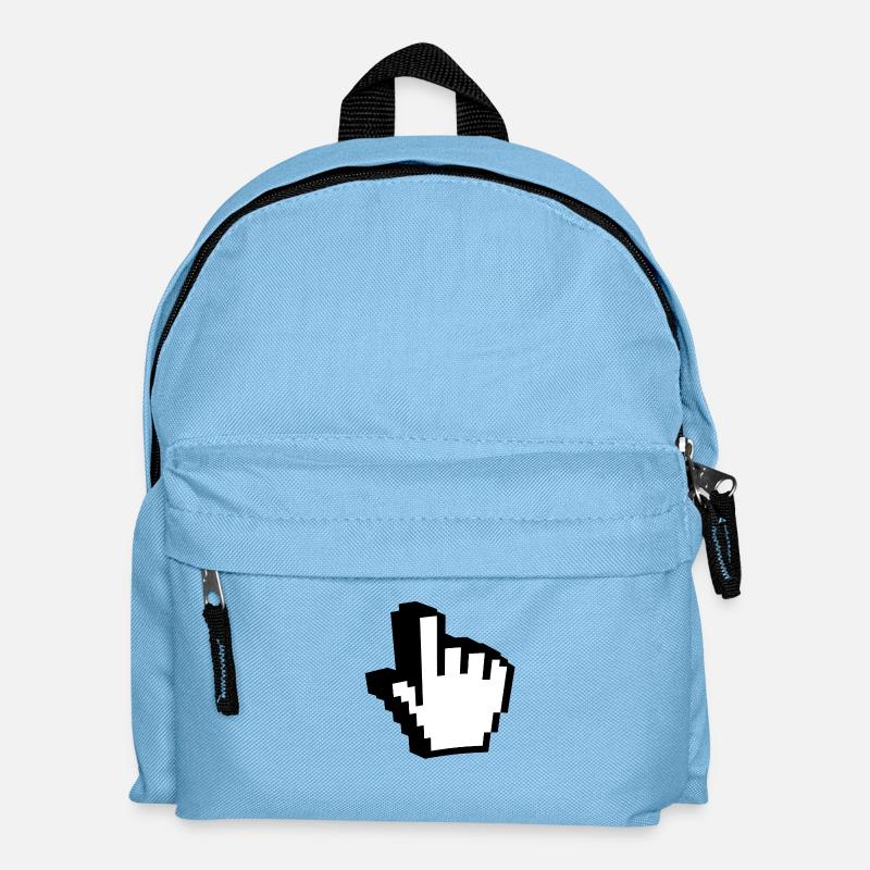 hand 3d pc - Kinder Rucksack - Hellblau