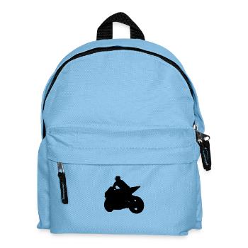 Motorcycle - Kids' Backpack - light blue - Front