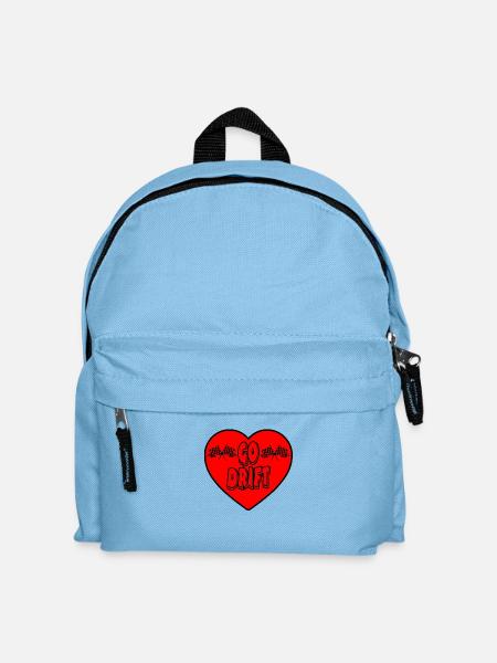 Auto - Kinder Rucksack - Hellblau