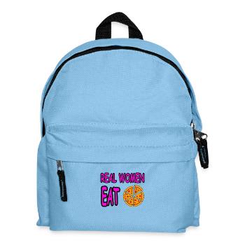 Pizza - Kids' Backpack - light blue - Front