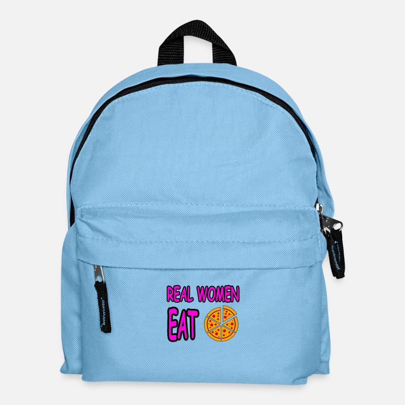 Pizza - Kinder Rucksack - Hellblau