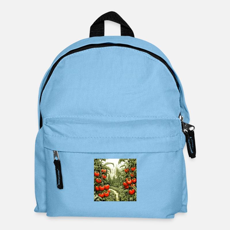 Tomato plants - Kids' Backpack - light blue