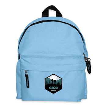 GR20 Grande Randonnée Corse trekking hiking - Kids' Backpack - light blue - Front