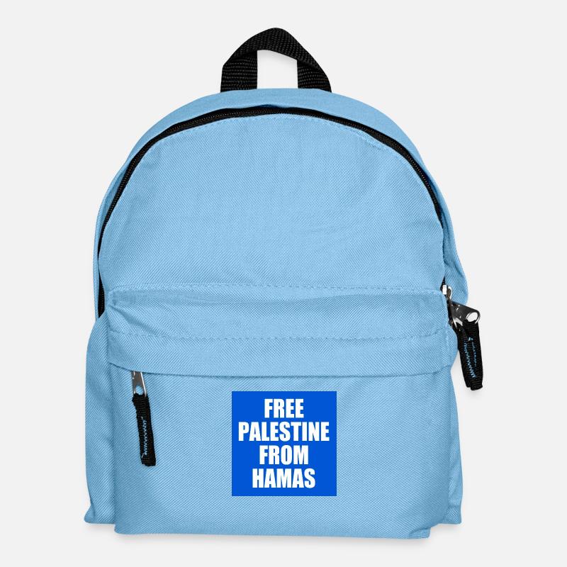 Free palestine - Kinder Rucksack - Hellblau