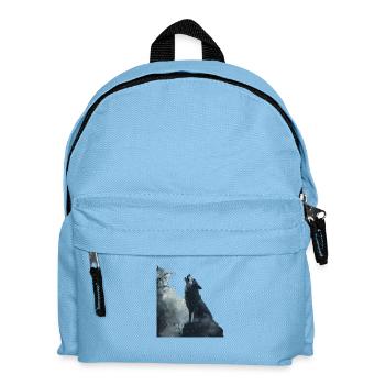 Qui a peur du méchant loup ? - Sac à dos Enfant - bleu clair - Devant