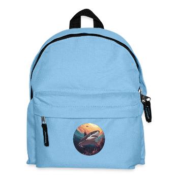 Majesty of the Seas: The King of the Deep! - Kids' Backpack - light blue - Front