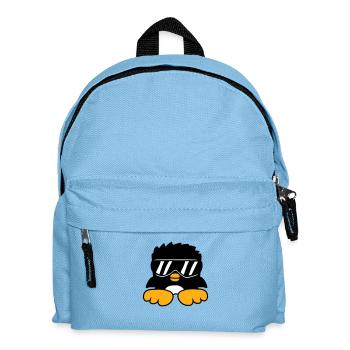 Pingouin Lunettes de soleil Bébé Enfant Tout-petit Mignon Cool - Sac à dos Enfant - bleu clair - Devant