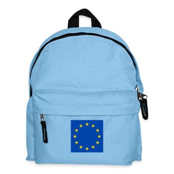 Drapeau de l’Europe - Sac à dos Enfant - bleu clair - Devant