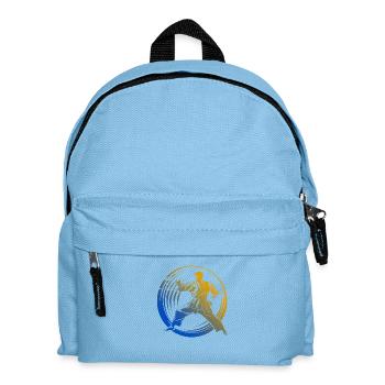 Karate Silhouette Colorful - Kids' Backpack - light blue - Front