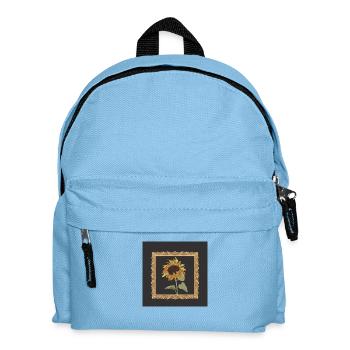 Sunflower wall art decor - Kids' Backpack - light blue - Front