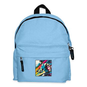 Homme sportif - Sac à dos Enfant - bleu clair - Devant