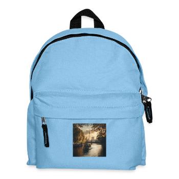 Berlin - Kinder Rucksack - Hellblau - Vorne