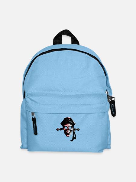 Pirat Comicart Red - Kinder Rucksack - Hellblau
