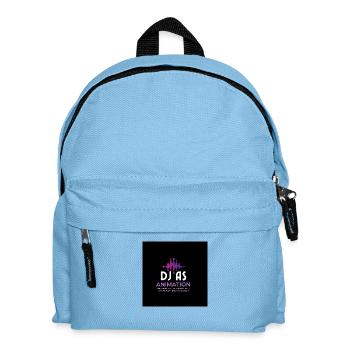 Dj as - Kids' Backpack - light blue - Front
