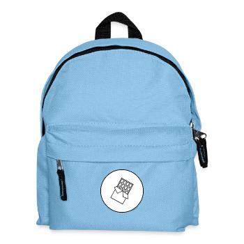 schokolade - Kinder Rucksack - Hellblau - Vorne