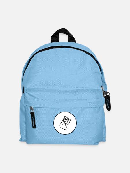 schokolade - Kinder Rucksack - Hellblau