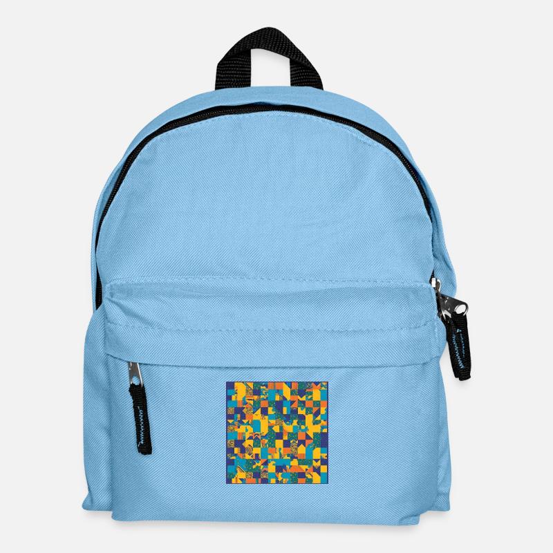 QEDSW - Sac à dos Enfant - bleu clair