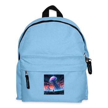 Leonardo Anime XL In a surreal lunar offbeat - Kinder Rucksack - Hellblau - Vorne