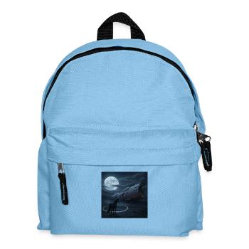Night flight into the unknown - Kids' Backpack - light blue - Front