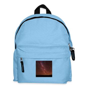 Starry sky comparison image - Kids' Backpack - light blue - Front