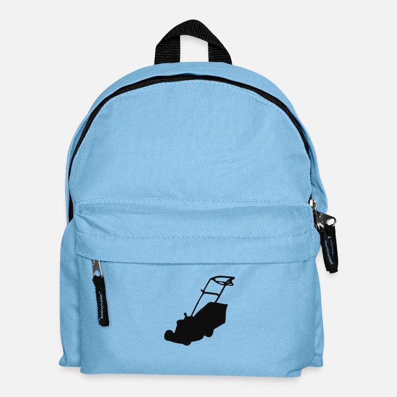 Rasenmäher - Kinder Rucksack - Hellblau