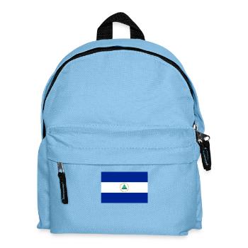 Flagge Nicaragua - Kinder Rucksack - Hellblau - Vorne
