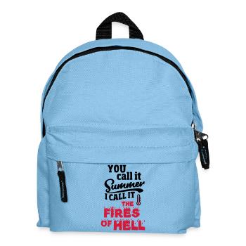 You call it summer, heat wave gift - Kids' Backpack - light blue - Front
