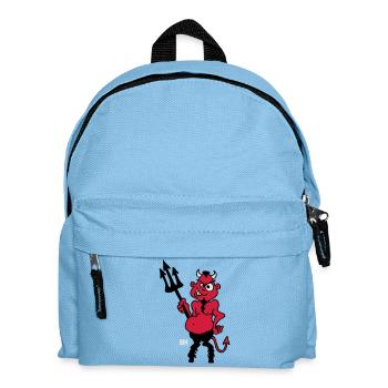 Fat red devil - Kids' Backpack - light blue - Front