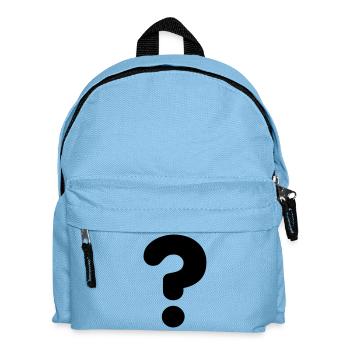 Image question mark # - Kids' Backpack - light blue - Front